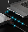 Multiport USB-C Hub 4K HDMI Adapter for Macbook